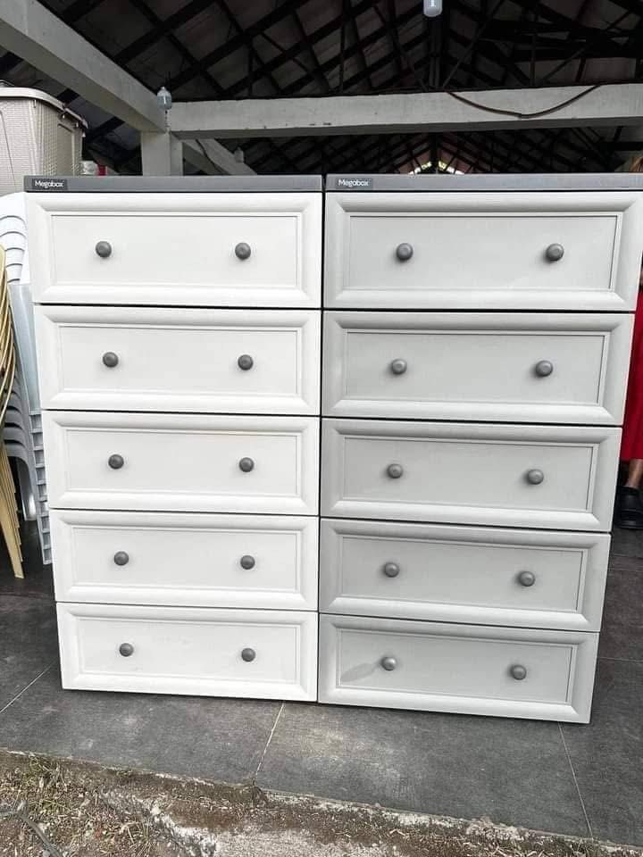 Mega box original drawers & cabinets (Category: Shelves, Cabinets & Racks) located in Pasig City. Submitted by gammad_05 (Listing ID 1350118637, Image 3). Description: Restocks ‼️ 🪬MEGABOX DRAWERS and CABINETS🪬 ✅MODISH 4L& 5L MG 170 ✅SLIM MODISH 4L& 5L MG 164 ✅MEGA BOX DRAWERS 4L & 5L MG 190 ✅MEGA BOX 186 WARDROBE W/2 DRAWER ✅MEGA BOX 187 WARDROBE W/1 DRAWER ✅MEGA BOX 188 DRAWERS & CABINETS ✔️ORIGINAL AND BRAND NEW 💯🤞🏻 ✔️ON-HAND AND READY TO