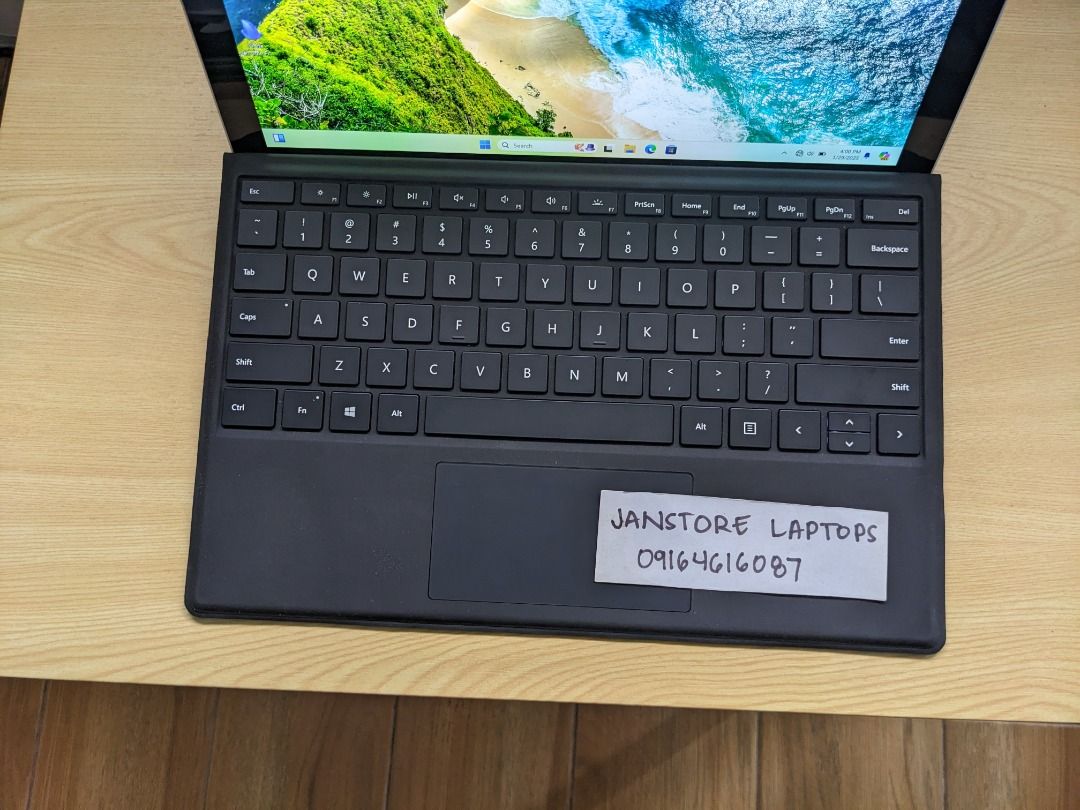 Microsoft Surface Pro 7 Core i5 1035G4 16GB 256SSD with keyboard (Category: Laptops & Notebooks) located in Quezon City. Submitted by janstore-computer-trading (Listing ID 1350194879, Image 3). Description: Model : Microsoft Surface Pro 7 (16GB Ram , with keyboard) Condition : Slightly Used , Very presentable Price : 23,500 Specs: Processor : Intel Core i5 1035G4 Quad core ( 1.1 - 3.7 Ghz ) Ram : 16 GB DDR4 2666Mhz Storage : 256 GB SSD + Micro SD