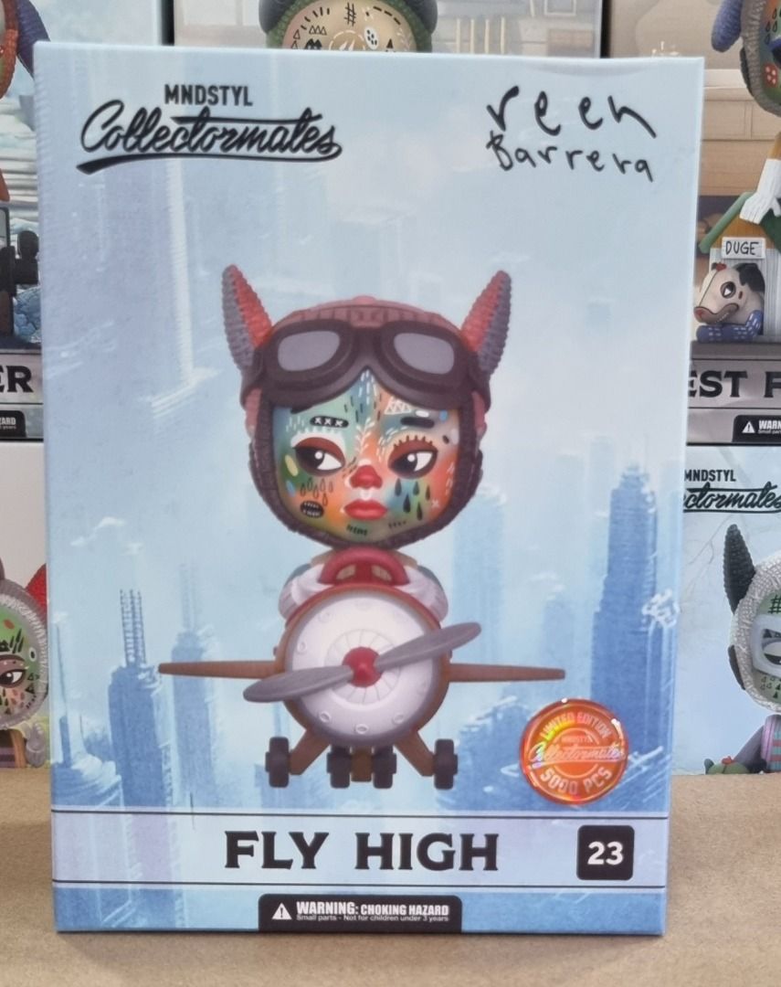 Mindstyle Collectormates Reen Barrera Fly High LE5000 (Category: Designer & Blind Box Toys) located in Quezon City. Submitted by vinylplus_3 (Listing ID 1350085708, Image 1). Description: MNDSTYL Collectormates Reen Barrera Fly High Limited Edition 5000 pcs. Condition is New. New: A brand-new, unused, unopened, undamaged item in its original packaging (where packaging is applicable). Packaging should be the same as what is found in a retail store