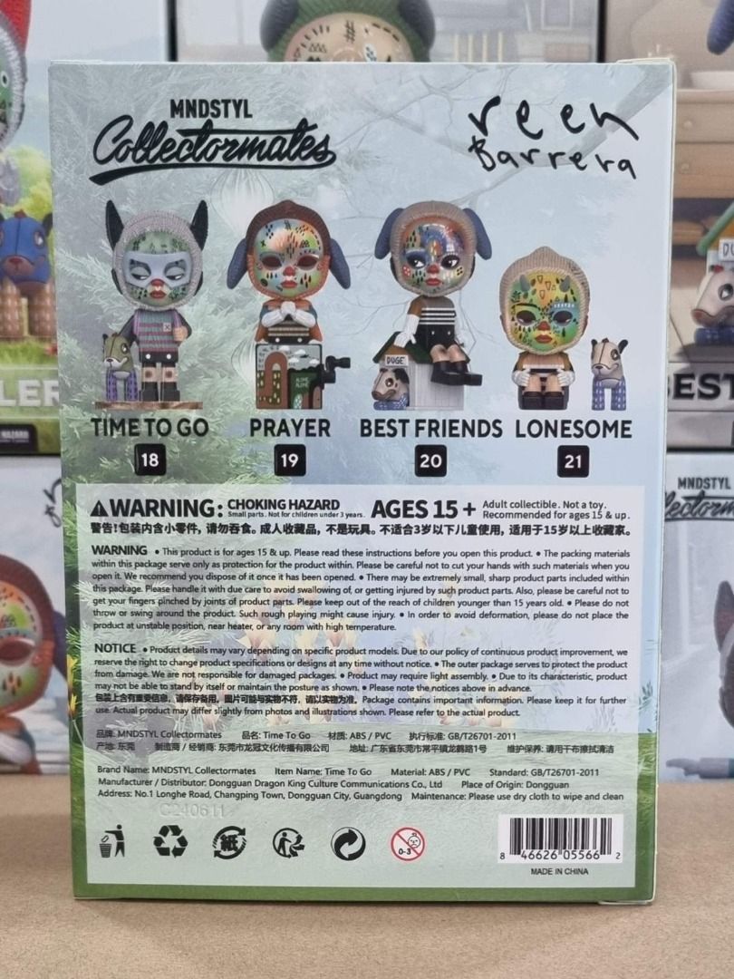 Mindstyle Collectormates Reen Barrera Time To Go LE3000 (Category: Designer & Blind Box Toys) located in Quezon City. Submitted by vinylplus_3 (Listing ID 1350087506, Image 3). Description: MNDSTYL Collectormates Reen Barrera Time To Go Limited Edition 3000 pcs. Condition is New. New: A brand-new, unused, unopened, undamaged item in its original packaging (where packaging is applicable). Packaging should be the same as what is found in a retail s