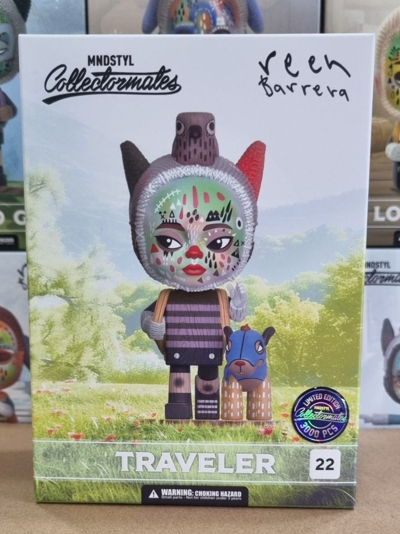 Mindstyle Collectormates Reen Barrera Traveller LE3000 (Category: Designer & Blind Box Toys) located in Quezon City. Submitted by vinylplus_3 (Listing ID 1350088830, Image 1). Description: MNDSTYL Collectormates Reen Barrera Traveller Limited Edition 3000 pcs. Condition is New. New: A brand-new, unused, unopened, undamaged item in its original packaging (where packaging is applicable). Packaging should be the same as what is found in a retail sto