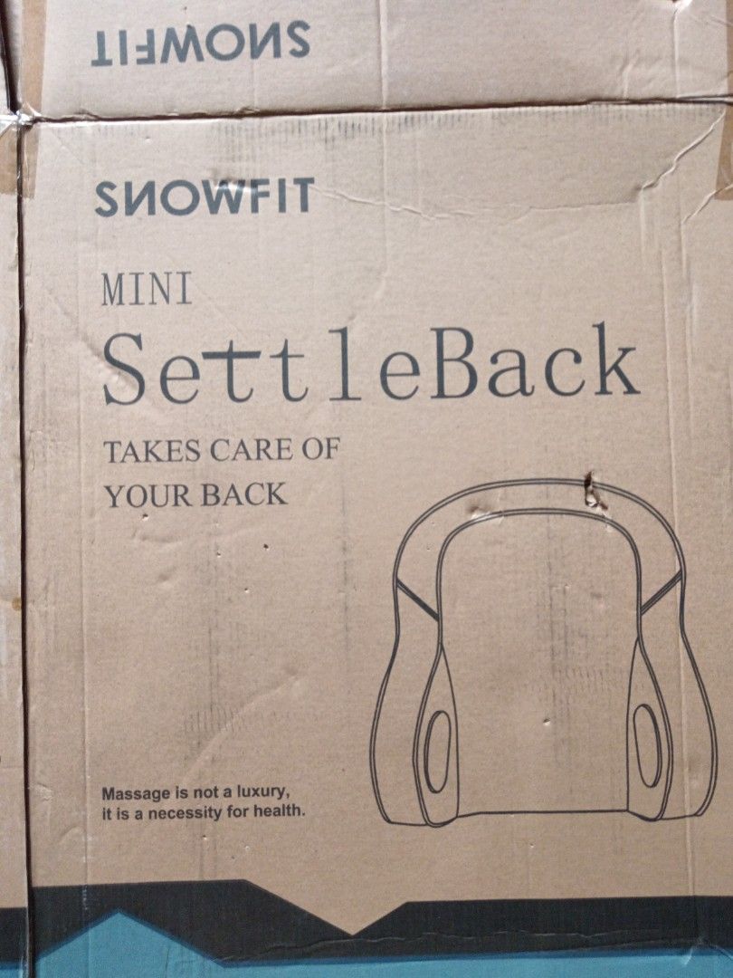 Mini settleback massage (Category: Massage Devices) located in Putrajaya. Submitted by arepow85 (Listing ID 1350076572, Image 2). Description: Mini settleback massage Jenama snowfit Item cantik lagi seperti baru Dapat kotak sekali Cod putrajaya.