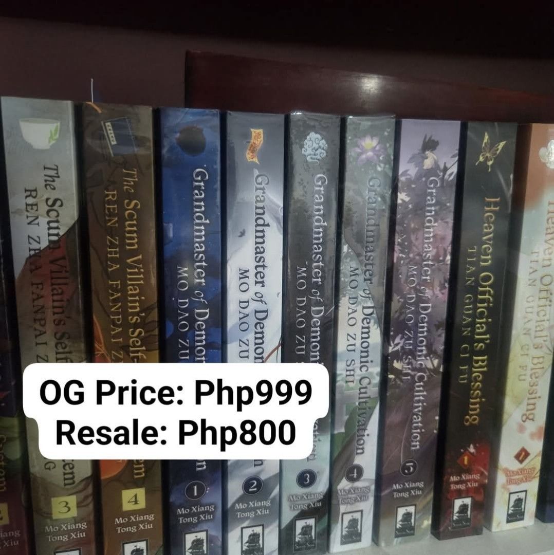 Mo Dao Zu Shi MDZS MXTX Danmei Novels (Category: Storybooks) located in Cebu City. Submitted by royalgrins (Listing ID 1350184821, Image 1). Description: RESALE MXTX BOOKS FOR FUNDS! 🇵🇭 SHIPPING NATIONWIDE Requested fullybooked to plastic cover each book. Well-preserved, no flaws, mint condition. Mo Dao Zu Shi vol1 vol2 vol3 vol4 vol5 Resale prices are for EACH BOOK, not bundled. I can't give discounts because i need the funds, sorry! 🥹 OG pri