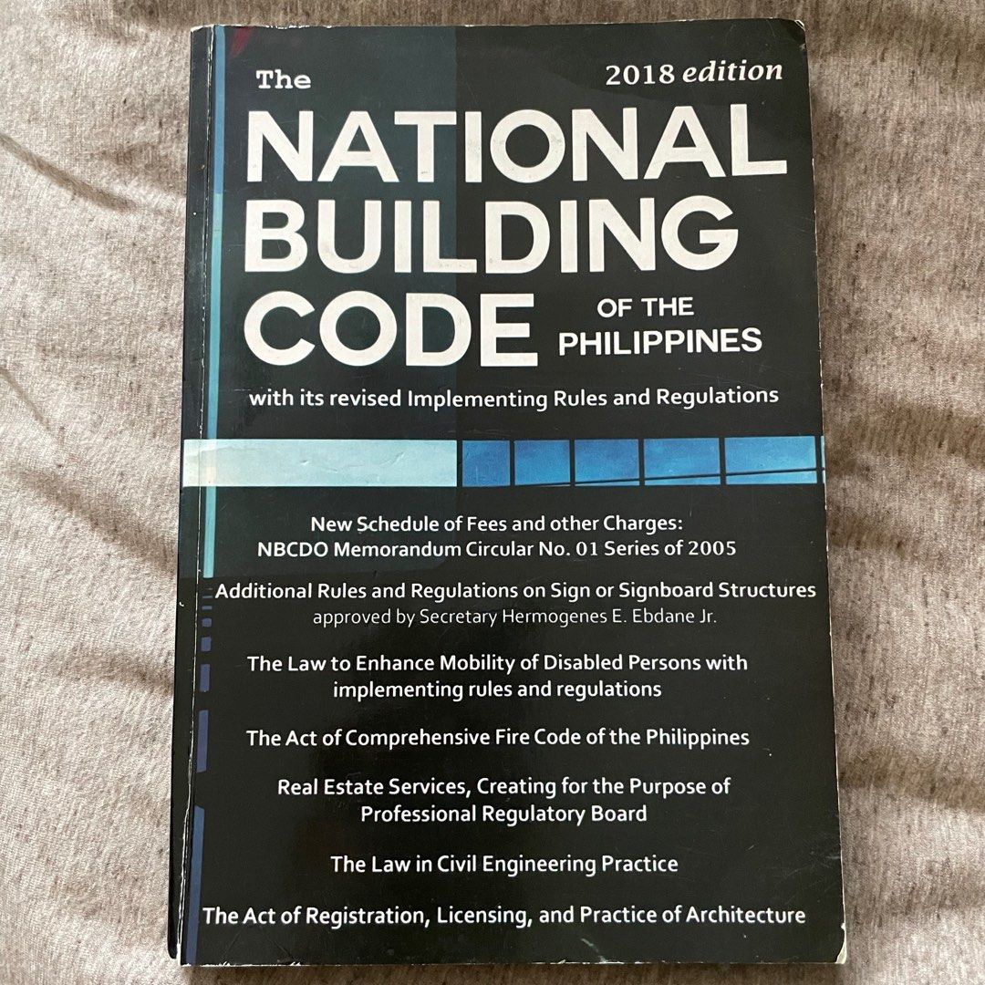 National Building Code Codal 2018 (Category: Textbooks) located in Mandaluyong City. Submitted by akihabara48 (Listing ID 1350092740, Image 1). Description: .