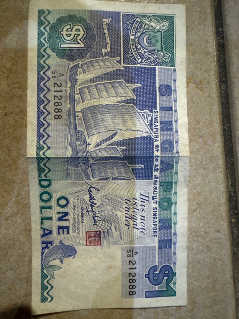Old Note (Category: Currency) located in Singapore. Submitted by dlquent (Listing ID 1350167786, Image 1). Description: $1 $2.