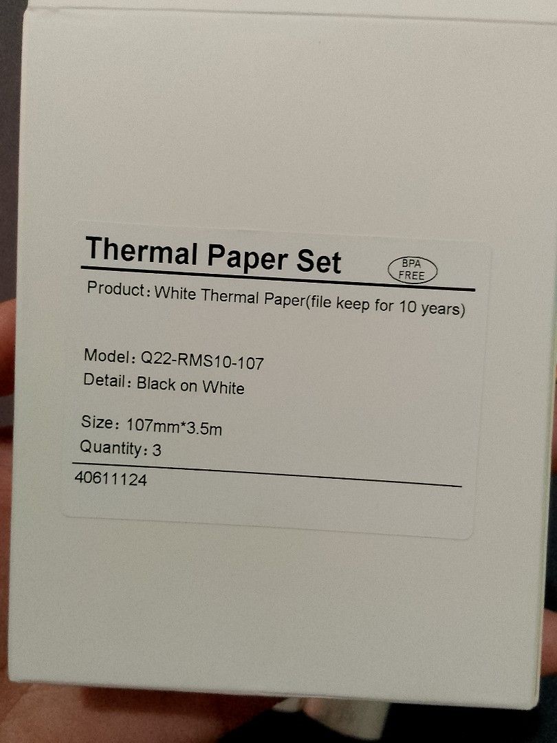 Phomemo 110mm Thermal Label Sticker For M04S/M04AS Printer (Category: Printers, Scanners & Copiers) located in Manila. Submitted by poliyanaaaaa (Listing ID 1350207398, Image 2). Description: .
