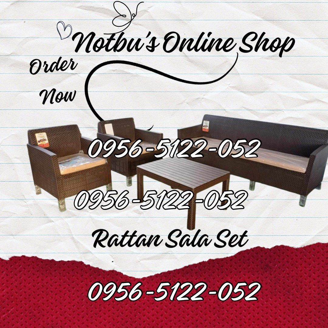 Plastic Rattan Sala set with foam (Category: Sofas) located in Manila. Submitted by kellychz (Listing ID 1350209328, Image 1). Description: Plastic Rattan Sala Set with foam same day delivery ‼️🥰 brand new ganda quality saka aesthetic 😍🫶 on hand pwede mo po icheck bago bayaran mode of payment: 😊 cod 😊 gcash .