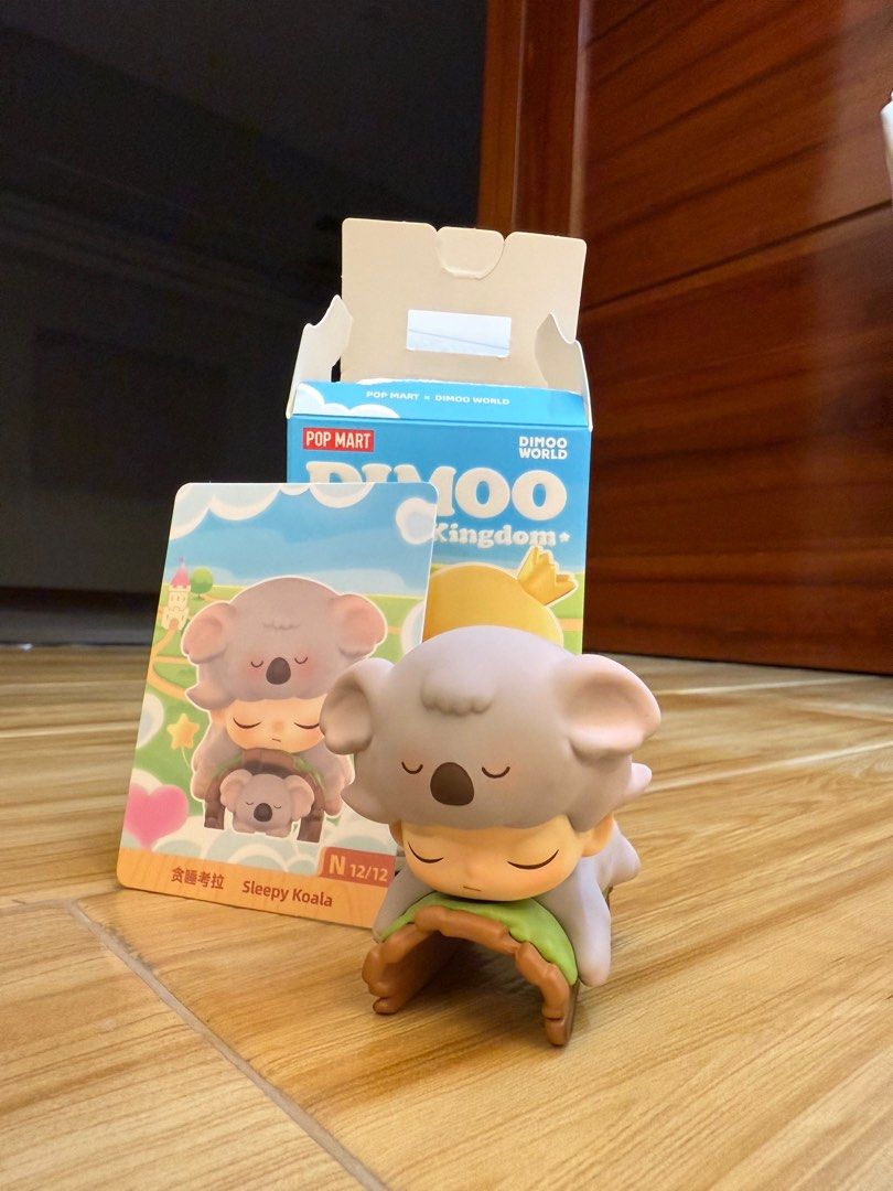 Popmart Dimoo Animal Kingdom (Category: Designer & Blind Box Toys) located in Valenzuela. Submitted by realjasng (Listing ID 1350159369, Image 2). Description: Prices each: Sleepy Koala - 450 (Mini Koala is missing) Baby Elefant Bubble - 680 Crocodile Cleaner - 680 Location : Valenzuela E wallet / Bank Transfer .