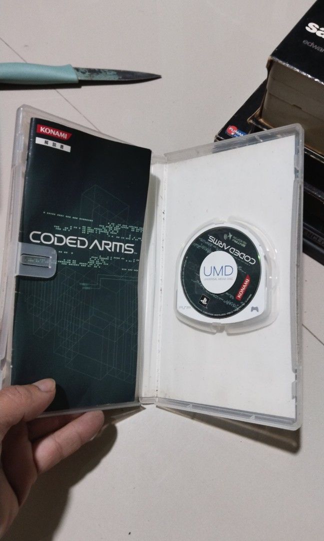 Psp KONAMI - CODED ARMS (Category: PlayStation) located in Manila. Submitted by 1980sbaby (Listing ID 1350107767, Image 2). Description: .