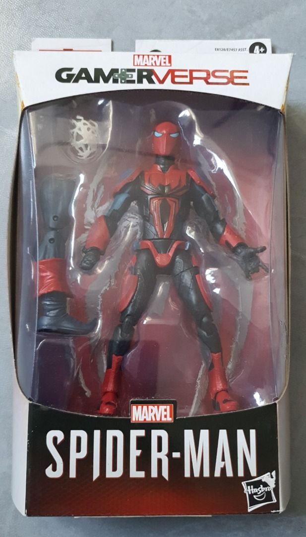 SPIDERMAN GAME VERSE (Category: Figurines & Statues) located in Pasig City. Submitted by bechay2 (Listing ID 1350195501, Image 1). Description: AUTHENTIC ORIGINAL PACKAGE BRAND NEW/SEALED 6 INCHES TALL SPIDERMAN GAMER VERSE Velocity suit - 1200 SPIDER ARMOUR MK III - 1200 MEET UP: Jollibee, Pasig Mega market DELIVERY: LALAMOVE, LBC, J&T LOCATION: PASIG.