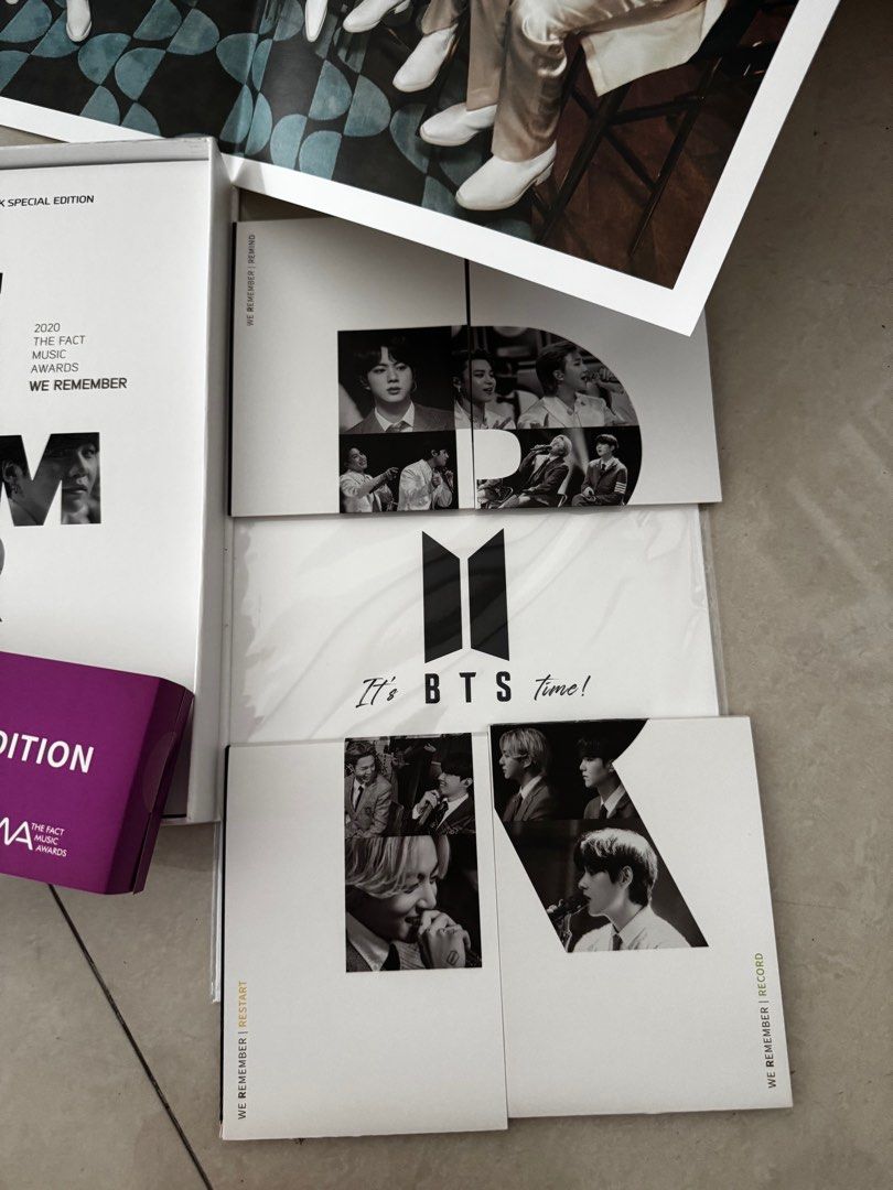 the fact BTS photobook special edition (Category: K-Wave Merchandise) located in Quezon City. Submitted by g1rlsc0ut21 (Listing ID 1350085822, Image 2). Description: BTS photobook; the fact special edition 2020 the fact music awards WE REMEMBER no issues you get everything in the picture RFS: moving out MoP: GCash, BDO, Metrobank MoD: buyer arranges and pays for same-day delivery courier (grab, lalamove, etc.); pick up location is eastwood, quezo
