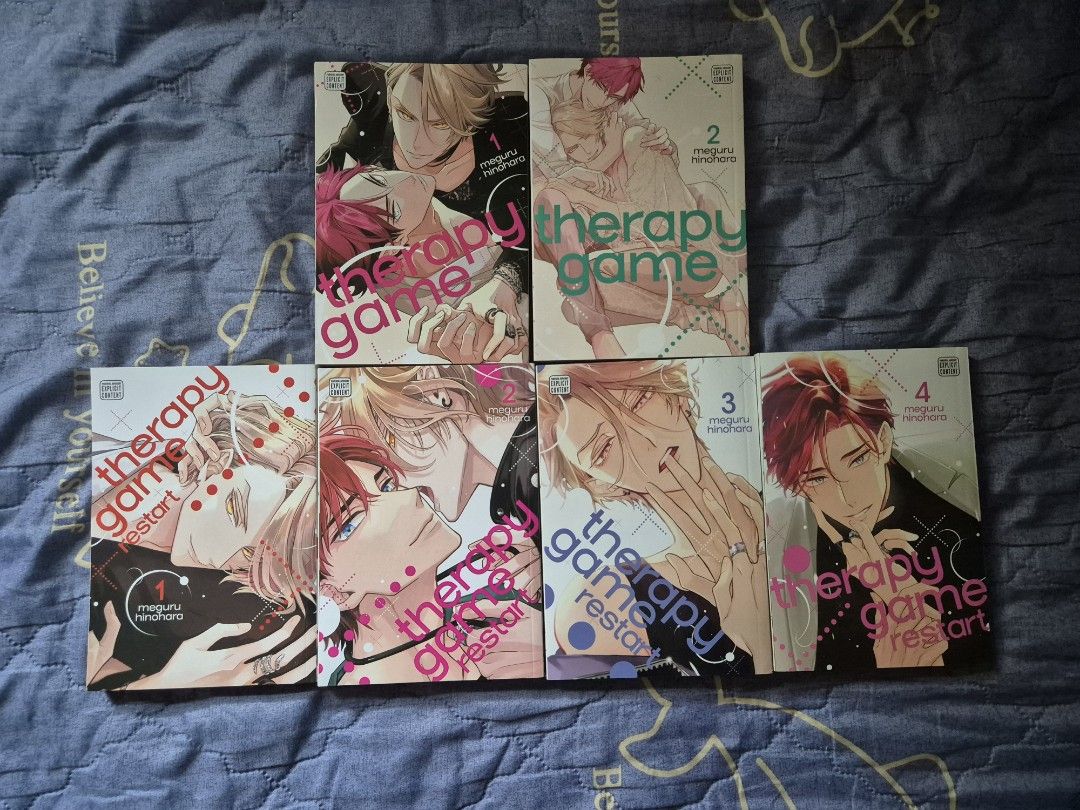 Therapy Game + Restart BL Manga, Hobbies & Toys, Books & Magazines