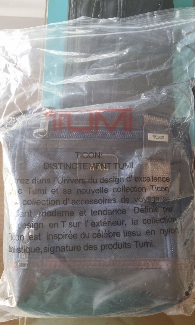 Tumi Kerby Crossbody bag (Category: Luxury Bags & Wallets) located in Davao. Submitted by minimallclutter (Listing ID 1350164968, Image 2). Description: Tumi Kerby crossbody, used few times only, still with original packaging.