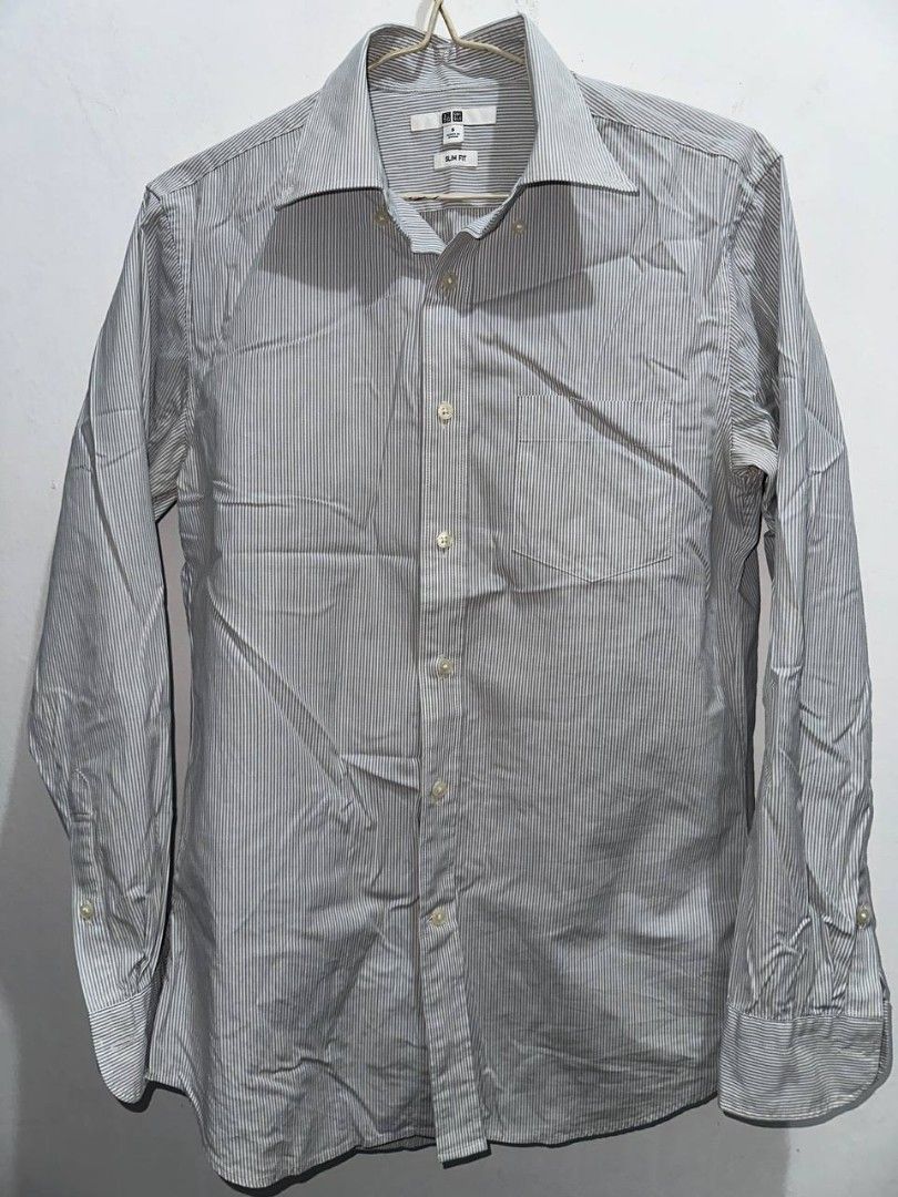 Uniqlo Long Sleeves Polo (Category: Formal Shirts) located in Taguig. Submitted by __imakespace (Listing ID 1350151488, Image 1). Description: Uniqlo Stripes Long Sleeves Polo RFS: Decluttering SF to be shouldered by buyer.