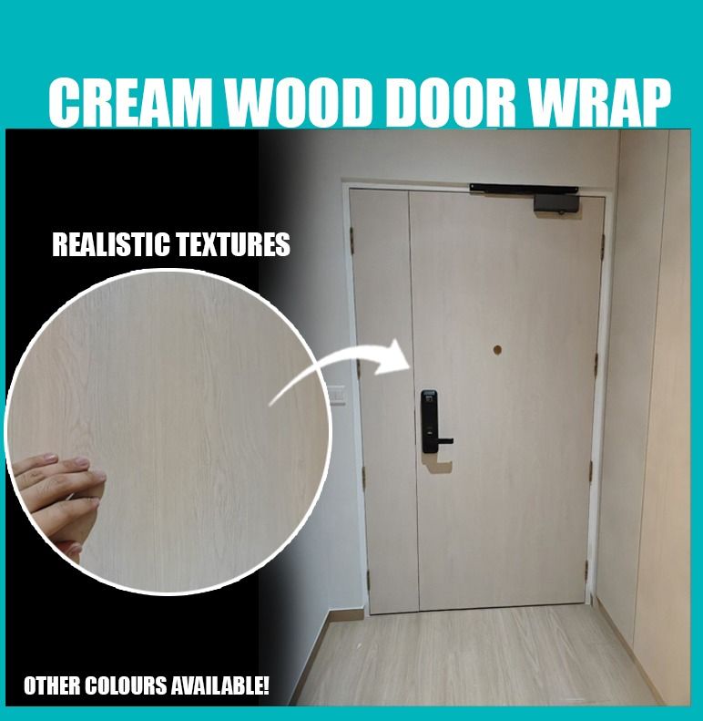 Wood door wraps