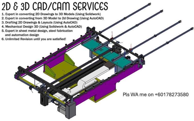 (03/01/2025) 2D & 3D CAD/CAM Modeling & Drafting Services (SOLIDWORK ...