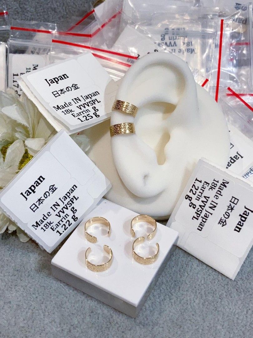 18k yg earcuff earrings (Category: Earrings) located in Manila. Submitted by colinejewelryshoppe (Listing ID 1345127189, Image 3). Description: .