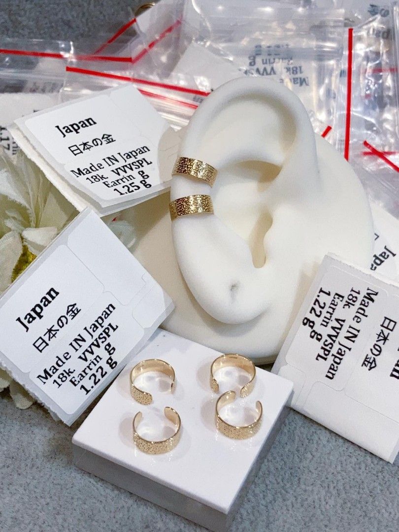 18k yg earcuff earrings (Category: Earrings) located in Manila. Submitted by colinejewelryshoppe (Listing ID 1345127189, Image 2). Description: .