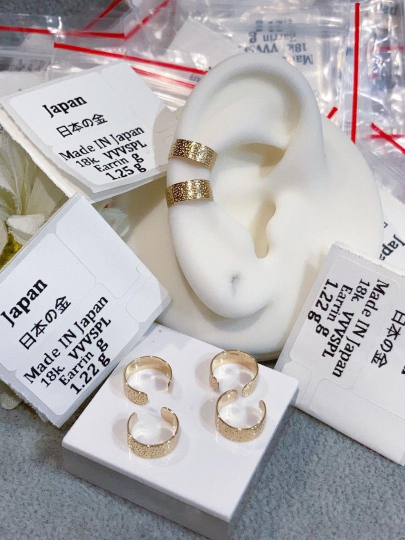 18k yg earcuff earrings (Category: Earrings) located in Manila. Submitted by colinejewelryshoppe (Listing ID 1345127189, Image 1). Description: .