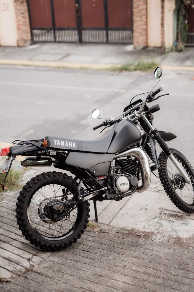 2002 Yamaha DT125 (Category: Motorbikes for Sale) located in Pasig City. Submitted by jediekins (Listing ID 1345181687, Image 3). Description: 2002 yamaha dt125 Bnew genuine parts installed are - handle bar - ignition switch w 2keys - side cover lock w 2keys - side mirror - kick pedal - brake pedal - change gear pedal - plate holder w/ reflector - left and right handle switch -kill switch - grips - fork reflectors - 2t tank and cap -head light - 