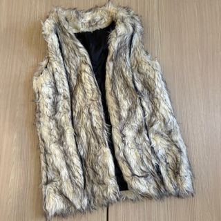 韓國女裝 毛毛款背心外套 毛毛外套 背心長外套64237987381633110