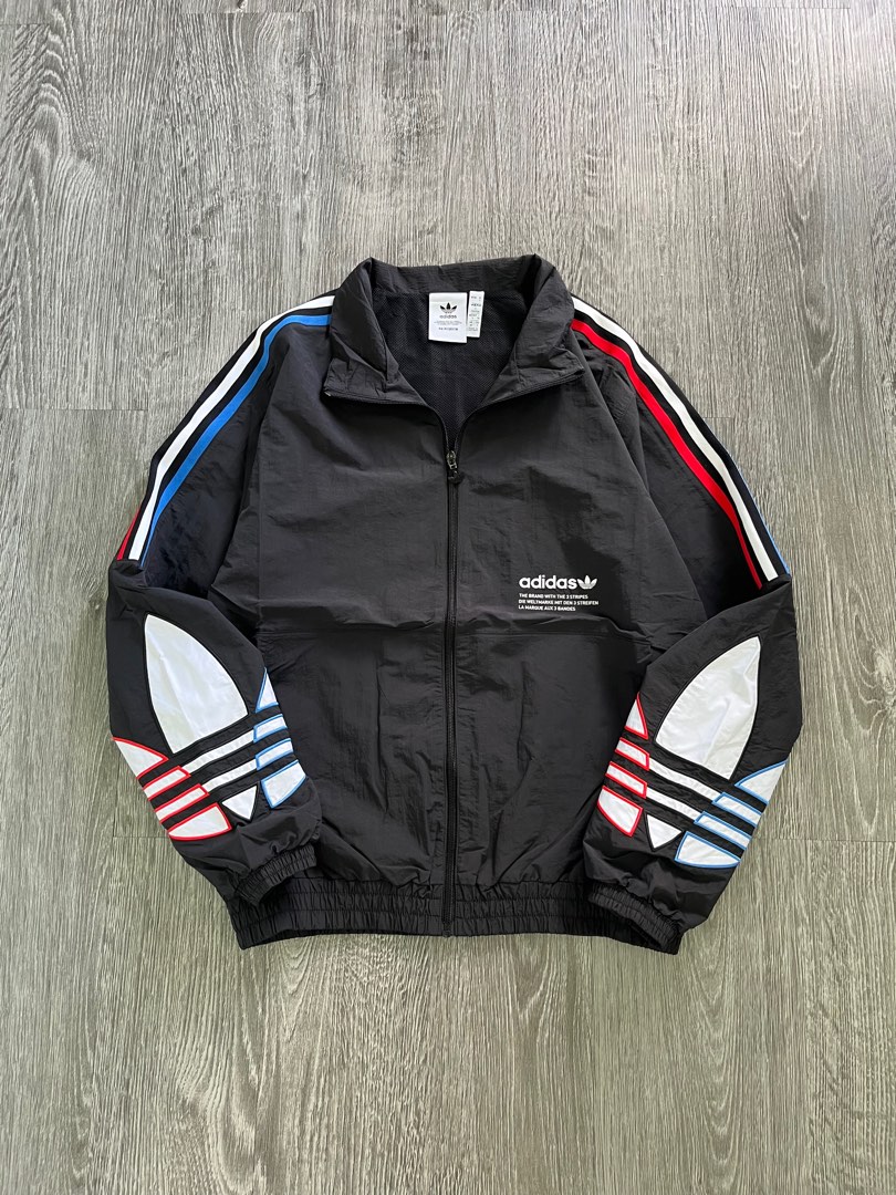 Adidas Tricol Tracktop, Fesyen Pria, Pakaian , Baju Luaran di Carousell