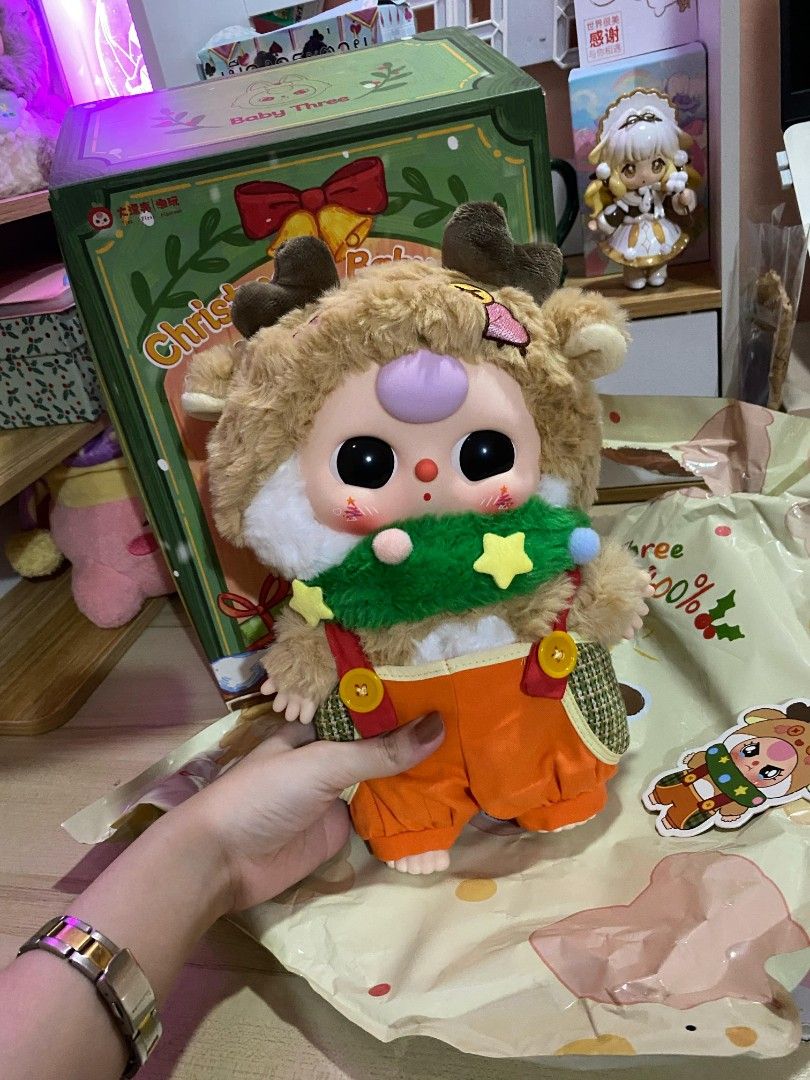 Baby Three Christmas 400% (Category: Vinyls) located in Cebu City. Submitted by kancollects (Listing ID 1345215252, Image 2). Description: freshly opened RFS: i dnt like the eyes LP already!!.