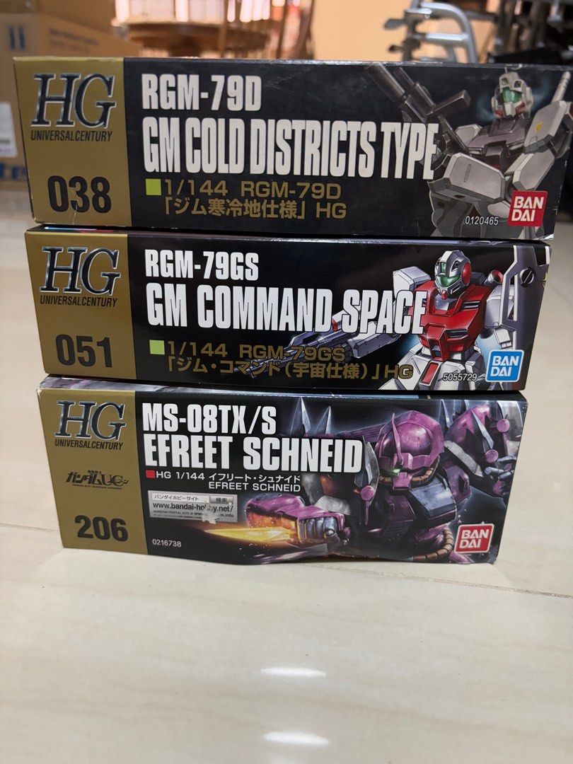 Bandai HGUC kits for sales (update 200125) (Category: Gundam Model Kits) located in Singapore. Submitted by viktozzz78 (Listing ID 1343807723, Image 2). Description: Clearing out some kits which I don’t think would be building. Self collect at 650257 only as I’ve got medical condition and can’t travel. Please do not lowball. Get any 3 kits for $10 off. HGUC kits 053 - $20 (sold) 018 - $18 026 - $20 (sold) 083 - $28 084 - $28 088 - $35 095 - $28 1