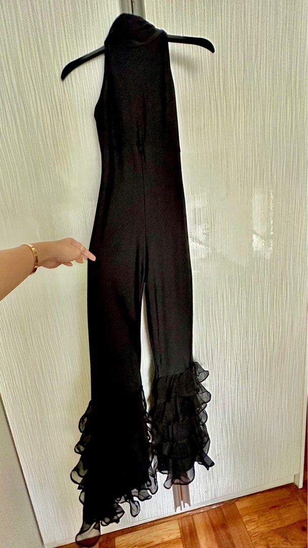 BLACK ROMPER (COSTUME) (Category: Rompers) located in Manila. Submitted by leyac (Listing ID 1345202191, Image 1). Description: Declutter, used during competition..