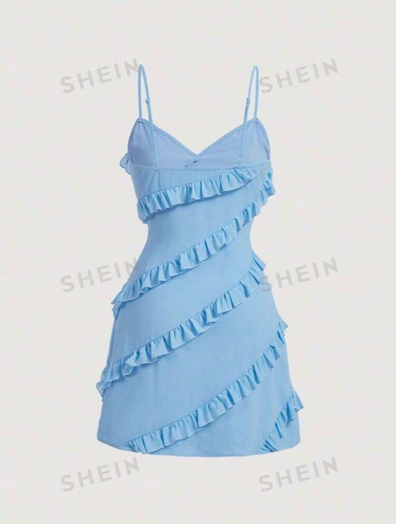 BNWT Blue Dress (Category: Dresses) located in Manila. Submitted by decluttrix (Listing ID 1345265925, Image 2). Description: rfs: wrong size tags: zara, h&m, bershka, f21, m&s, stradivarius, cotton on .