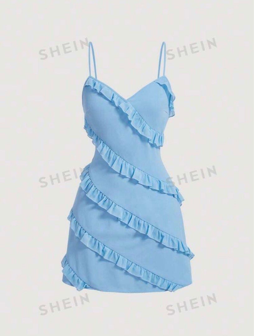 BNWT Blue Dress (Category: Dresses) located in Manila. Submitted by decluttrix (Listing ID 1345265925, Image 1). Description: rfs: wrong size tags: zara, h&m, bershka, f21, m&s, stradivarius, cotton on .