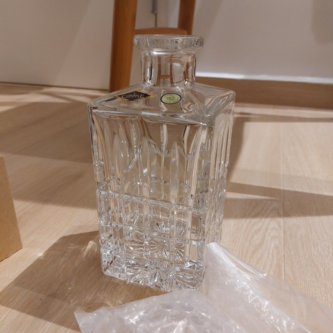 Bohemia crystal glass decanter