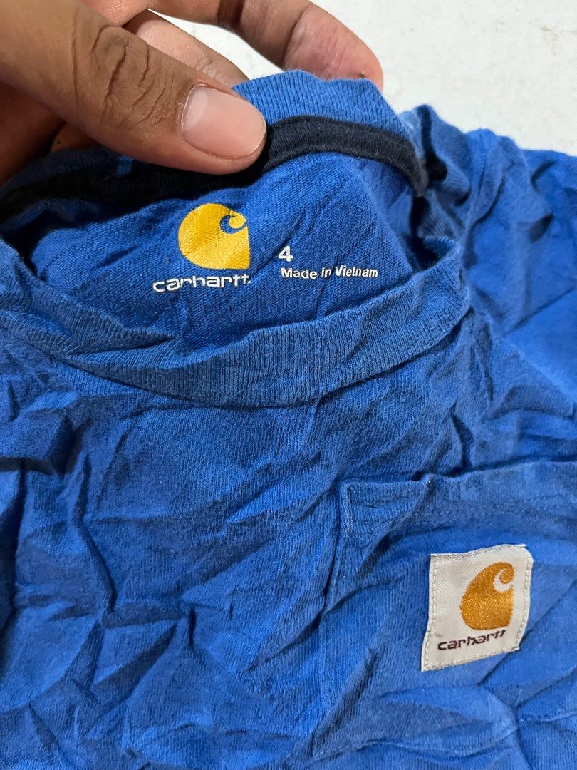 Carhartt k87 for kids 4T (Category: Babies & Kids Fashion) located in Manila. Submitted by stashedgarments (Listing ID 1345130270, Image 2). Description: Need wash only Can fit to 3-4 yo.