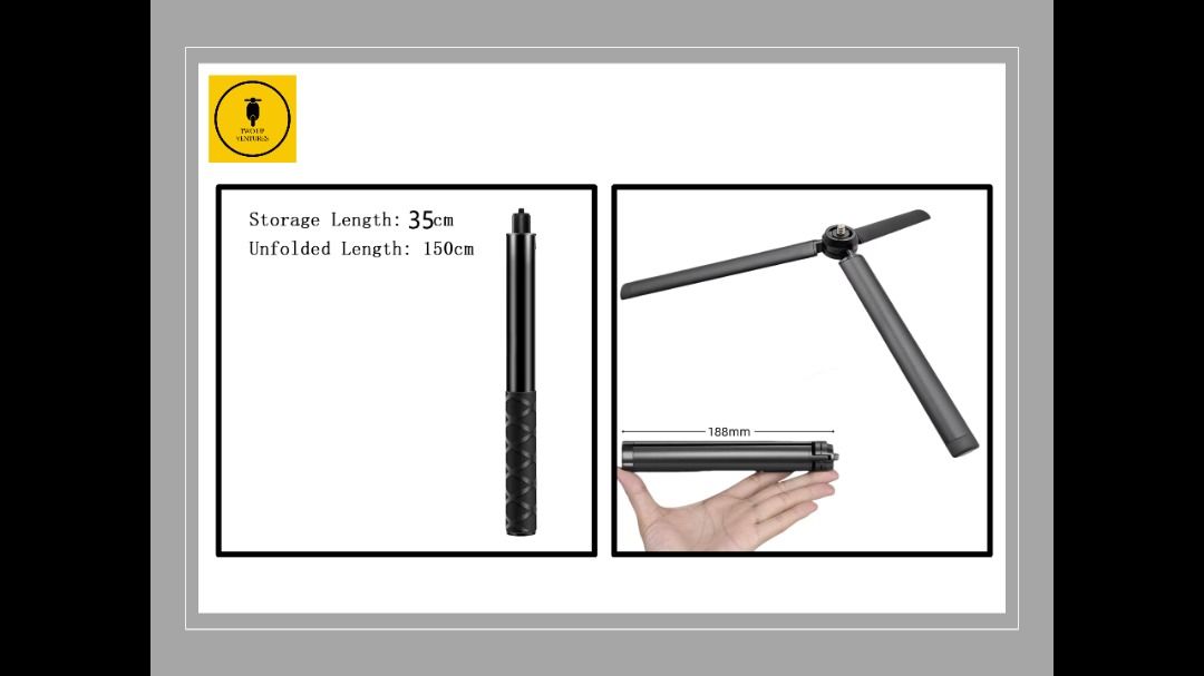 Invisible Selfie Stick - 1.5m + Tripod Stand62865819669635112