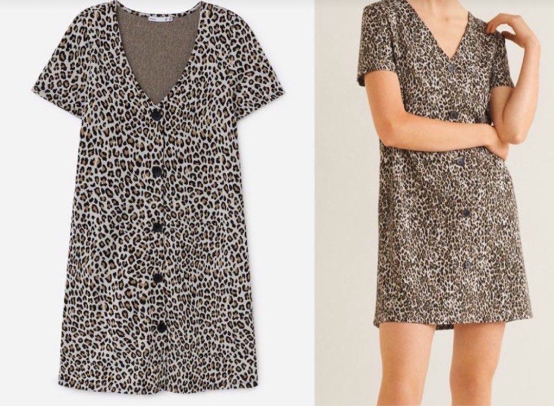 Mango Leopard Print Dress (Category: Dresses) located in San Mateo. Submitted by decluttereraaaa (Listing ID 1345248614, Image 1). Description: .