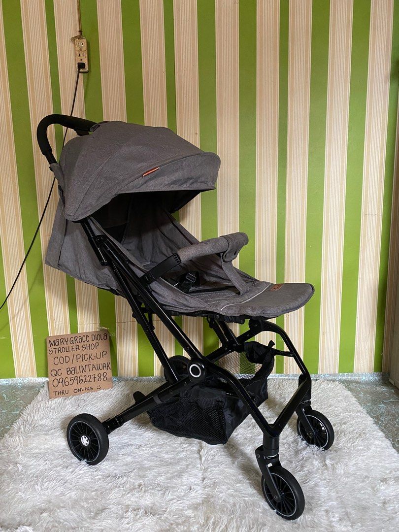 mimilu compact travel stroller luggage type cabin approved (Category: Strollers) located in Manila. Submitted by gracediola_18 (Listing ID 1345236367, Image 1). Description: cod or pick up qc balintawak .
