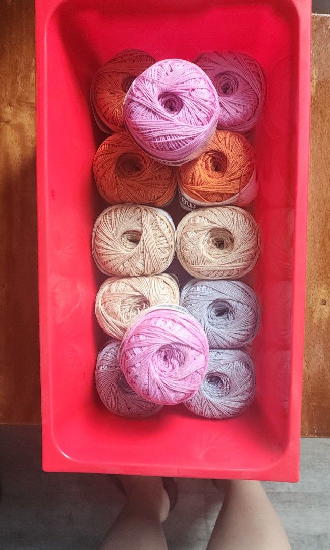 Monaco Mercerized 3ply Yarn Set (Category: Craft Supplies & Tools) located in Binan City. Submitted by deannequin1717 (Listing ID 1345224739, Image 2). Description: RFS: Decluttering, more on milk cotton gamit ko Tingi - 40 Set - 400 Prio set taker, can come with free hooks and others :3.