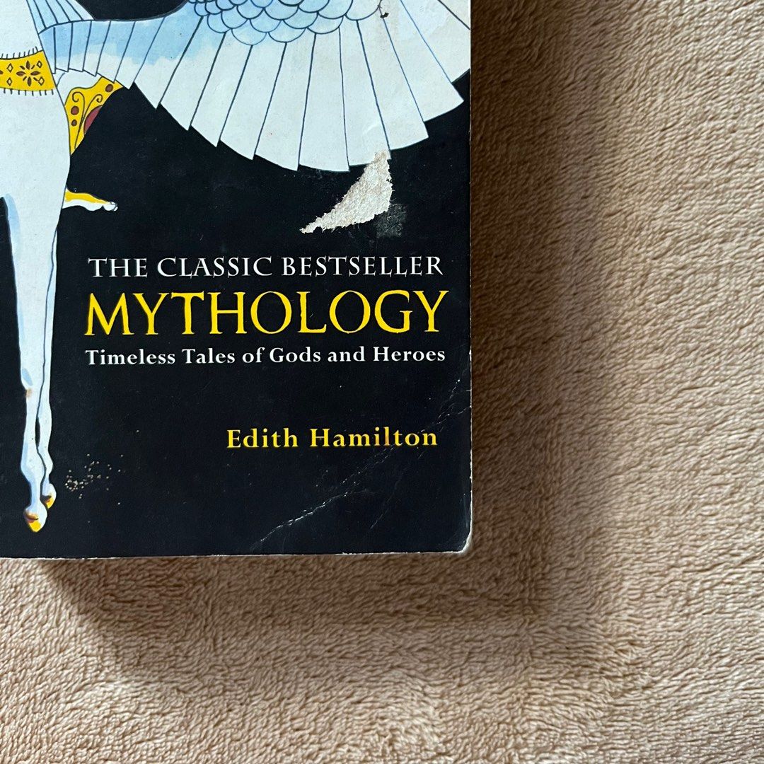 Mythology - Edith Hamilton (Category: Storybooks) located in Batangas. Submitted by diognocchi0550 (Listing ID 1345179268, Image 2). Description: Mythology - Edith Hamilton - Paperback - Well Used - Has some yellow stain on pages - Creased spine - Highlights on some pages - Peel off on cover - All pages are intact MOP: GCash MOD: J&T Express SF c/o buyer Seller's Note: Please make an offer ONLY if you're ready to purchase. We do not allow cancell