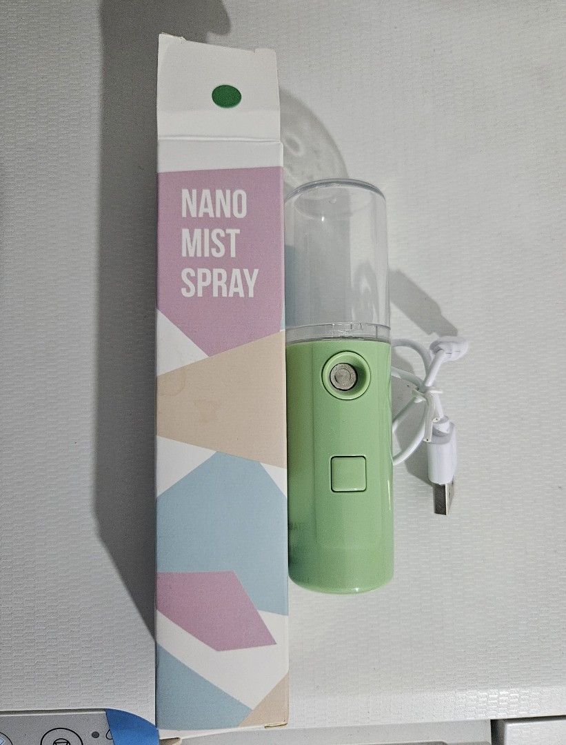 Nano mist spray (Category: Face Care) located in Malabon City. Submitted by moibee (Listing ID 1345253151, Image 1). Description: used once in good working condition.
