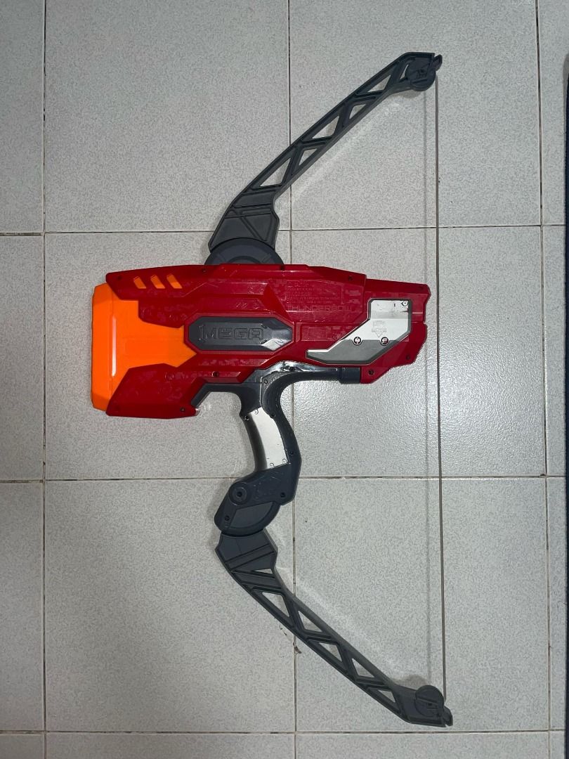 Nerf MEGA Thunderbow (Category: Action & Battle Toys) located in Angeles City. Submitted by braygonzales (Listing ID 1345172041, Image 1). Description: Pre-loved toy in good condition. Darts are not included. Check my other blasters. Fixed price..