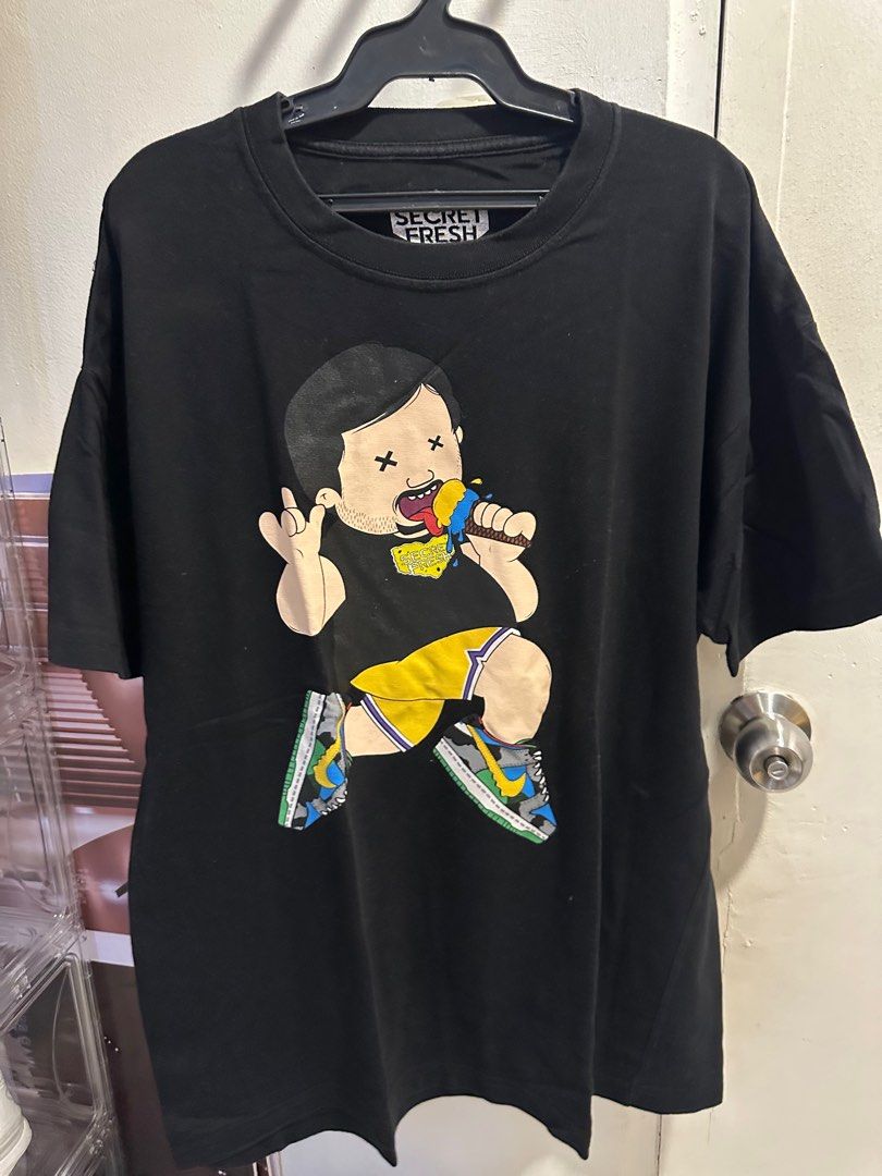 Preloved Authentic Secret Fresh Oversized Graphic Tee Shirt (Category: Tshirts & Polo Shirts ) located in Manila. Submitted by allison0710 (Listing ID 1345291516, Image 1). Description: Condition: 9/10, used only a few times ✅ RFS: Decluttering 👕 MOP: Bank Transfer/GCASH 📱 MOD: Lalamove/Grab within Metro Manila, J&T Nationwide 🚚 Meet ups: QC Area 📍 NEGOTIABLE 🔑 .