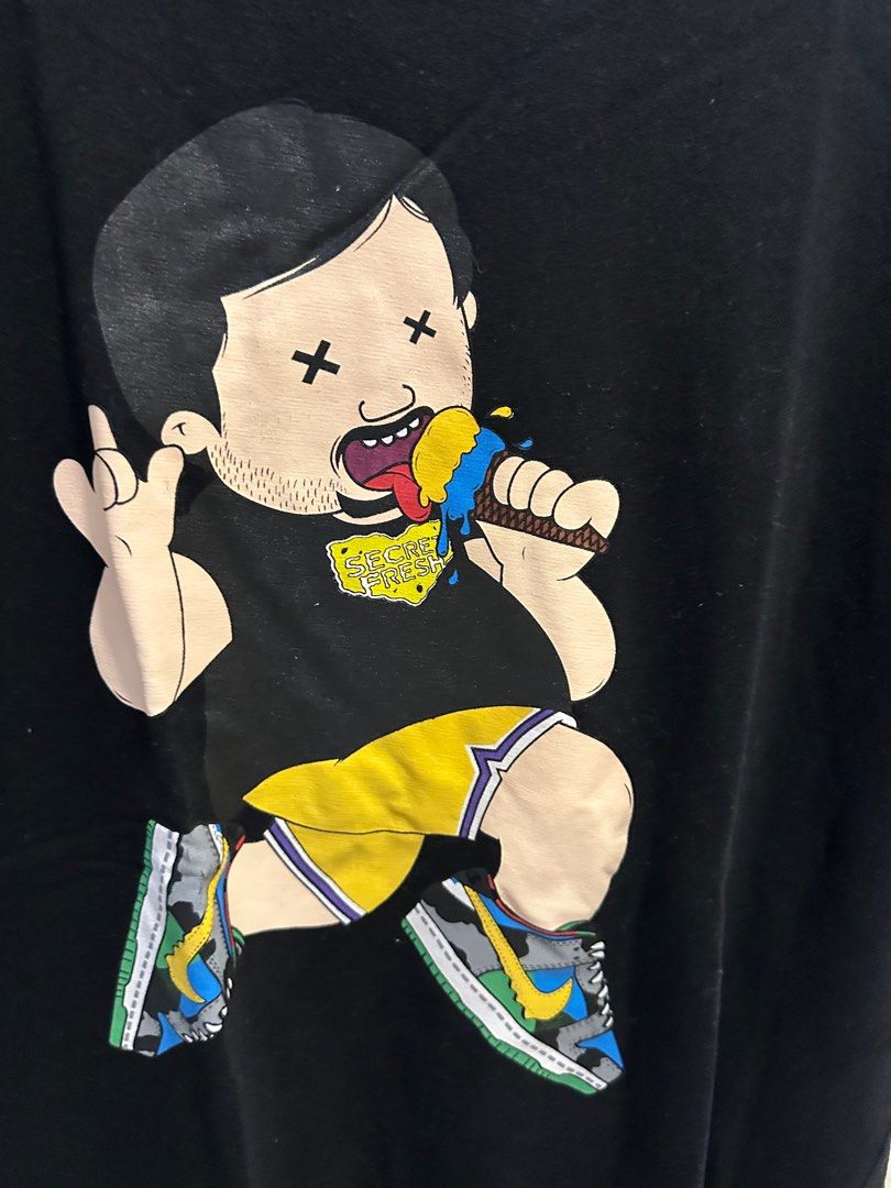 Preloved Authentic Secret Fresh Oversized Graphic Tee Shirt (Category: Tshirts & Polo Shirts ) located in Manila. Submitted by allison0710 (Listing ID 1345291516, Image 2). Description: Condition: 9/10, used only a few times ✅ RFS: Decluttering 👕 MOP: Bank Transfer/GCASH 📱 MOD: Lalamove/Grab within Metro Manila, J&T Nationwide 🚚 Meet ups: QC Area 📍 NEGOTIABLE 🔑 .
