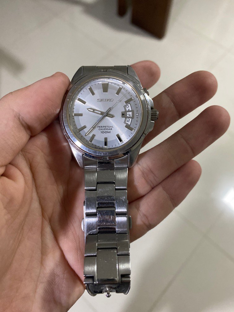 Seiko perpetual calendar watch Luxury Watches on Carousell