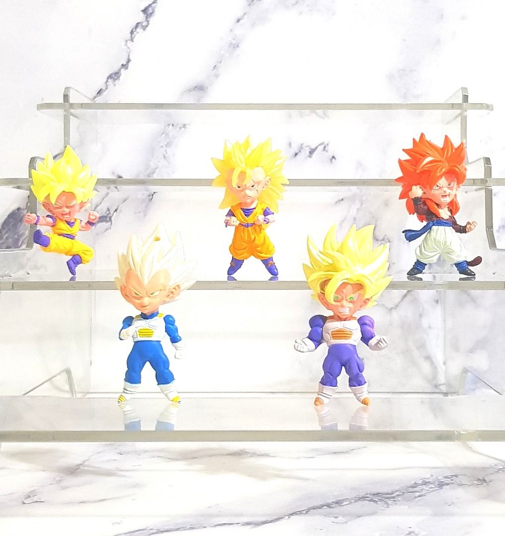Take All Dragon Ball UDM Gashapon Keychain Figures Goku Bardock Vegeta ...