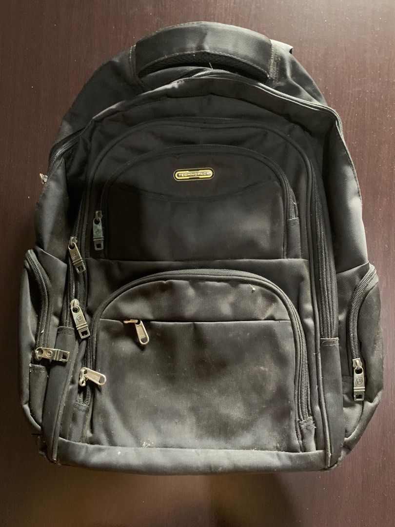TECHNOPACK BLACK BACKPACK (Category: Backpacks) located in Bayambang. Submitted by willespiritu (Listing ID 1345200514, Image 1). Description: ANOTHER TECHNOPACK BACKPACK FOR SALE! May issue lang po sa loob ng backpack. RFS: Decluttering Message me if interested! .