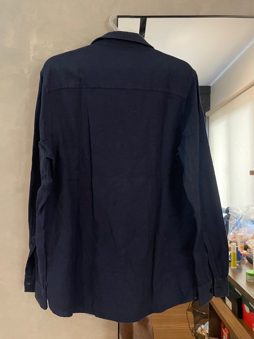 Topman Navy Long Sleeves (Category: Formal Shirts) located in Paranaque City. Submitted by sw00sh (Listing ID 1345194416, Image 3). Description: 29 length x 21 width.