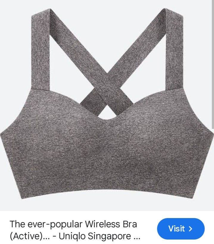 UNIQLO Sports Bra Women s Fashion Activewear on Carousell