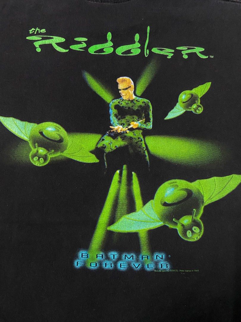 Vintage 90s The Riddler Batman Movie Villain Dc Comic Marvel, Men's ...
