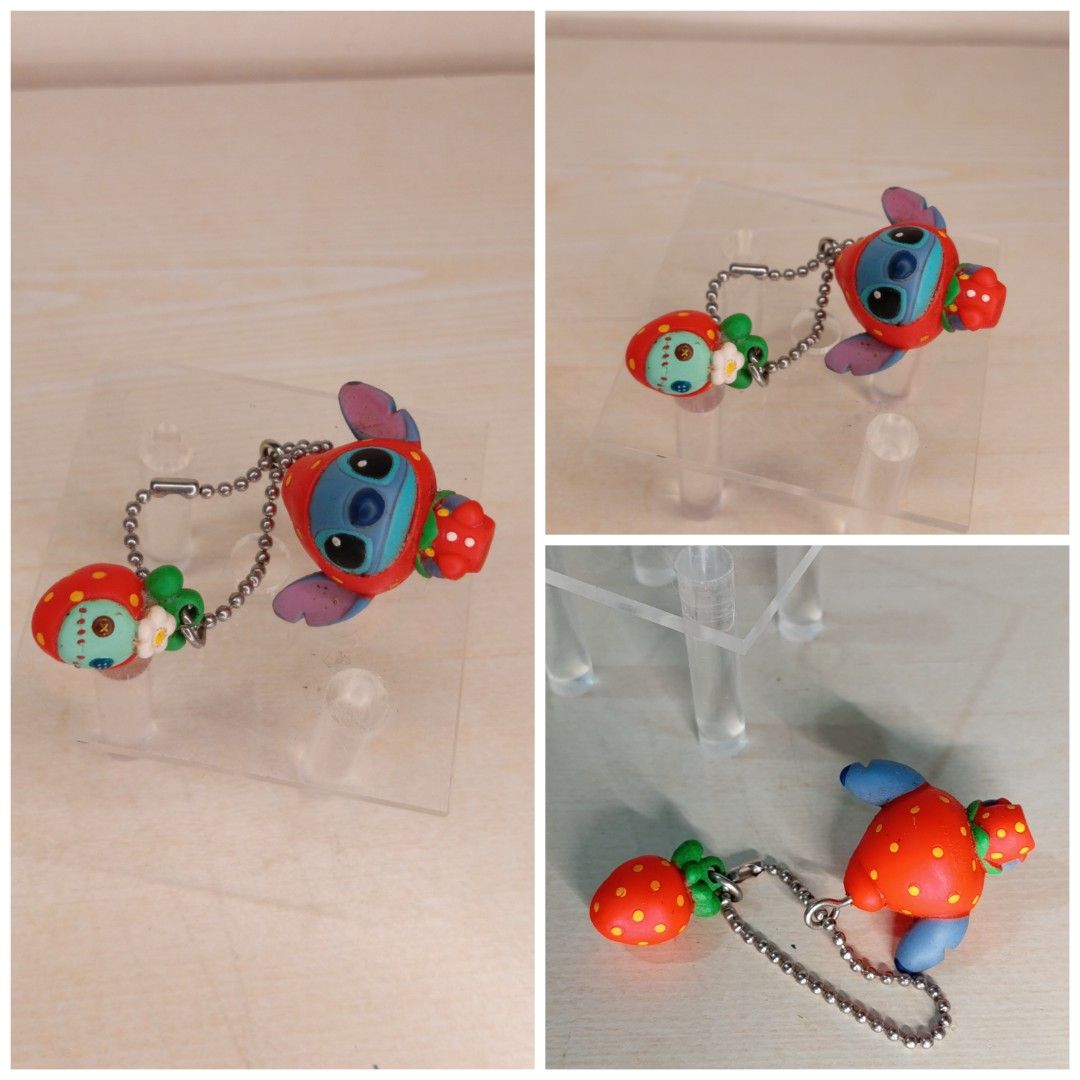 3cm stitch mushroom with scrump keychain (Category: Character Goods) located in Echague. Submitted by manikaisabelavarietyshop (Listing ID 1350239761, Image 1). Description: 3cm stitch mushroom with scrump keychain.
