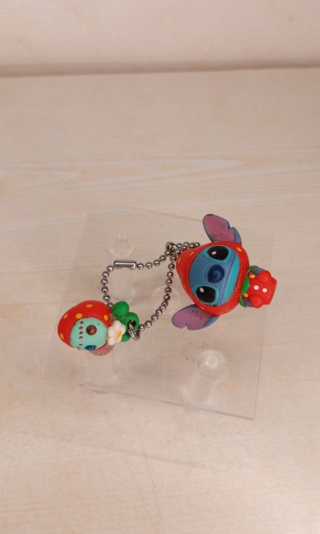 3cm stitch mushroom with scrump keychain (Category: Character Goods) located in Echague. Submitted by manikaisabelavarietyshop (Listing ID 1350239761, Image 2). Description: 3cm stitch mushroom with scrump keychain.